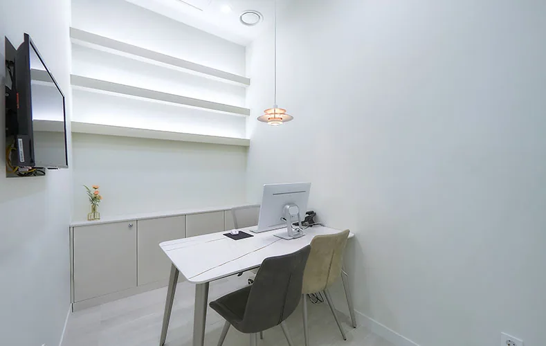 Consultation room at Time Return Clinic in Seoul