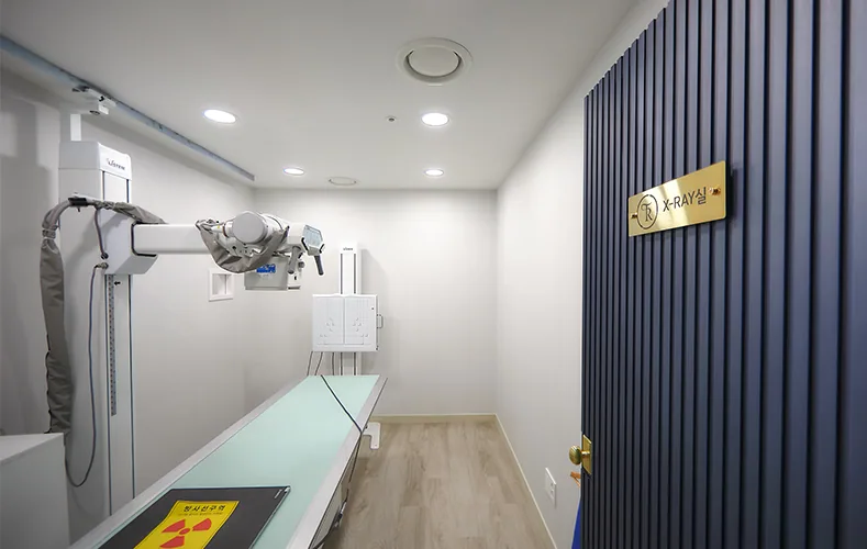 X-ray room on the 3rd floor of Time Return Clinic